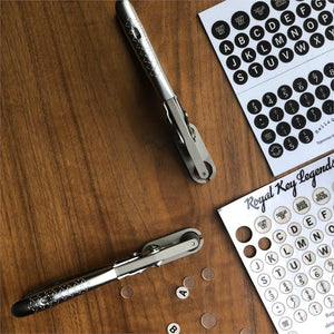 Hello QWERTY Typewriter Keyring Pliers Kit