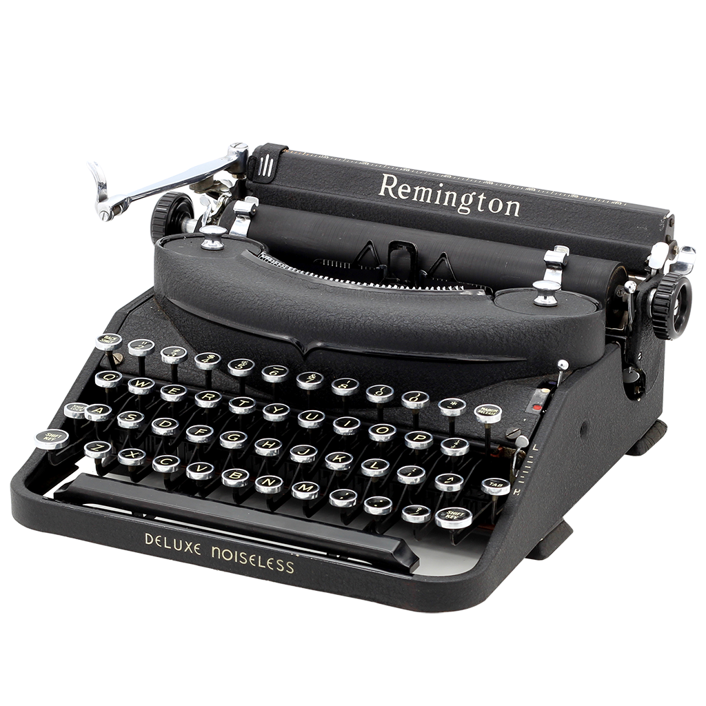 Remington Noiseless Deluxe (1940) - myTypewriter.com Remington Noiseless Deluxe (1940) - myTypewriter.com