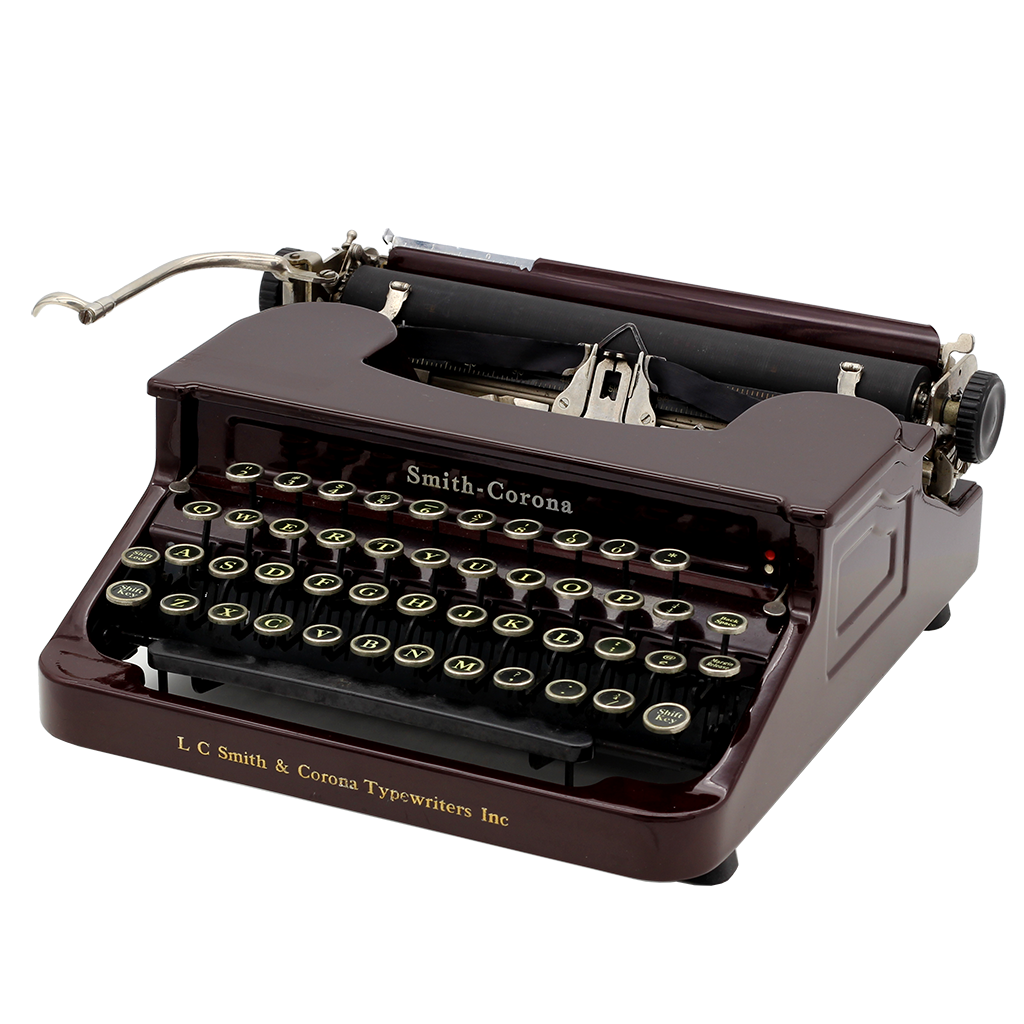 Smith Corona 1930s Maroon