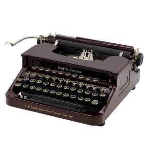 Smith Corona 1930s Maroon