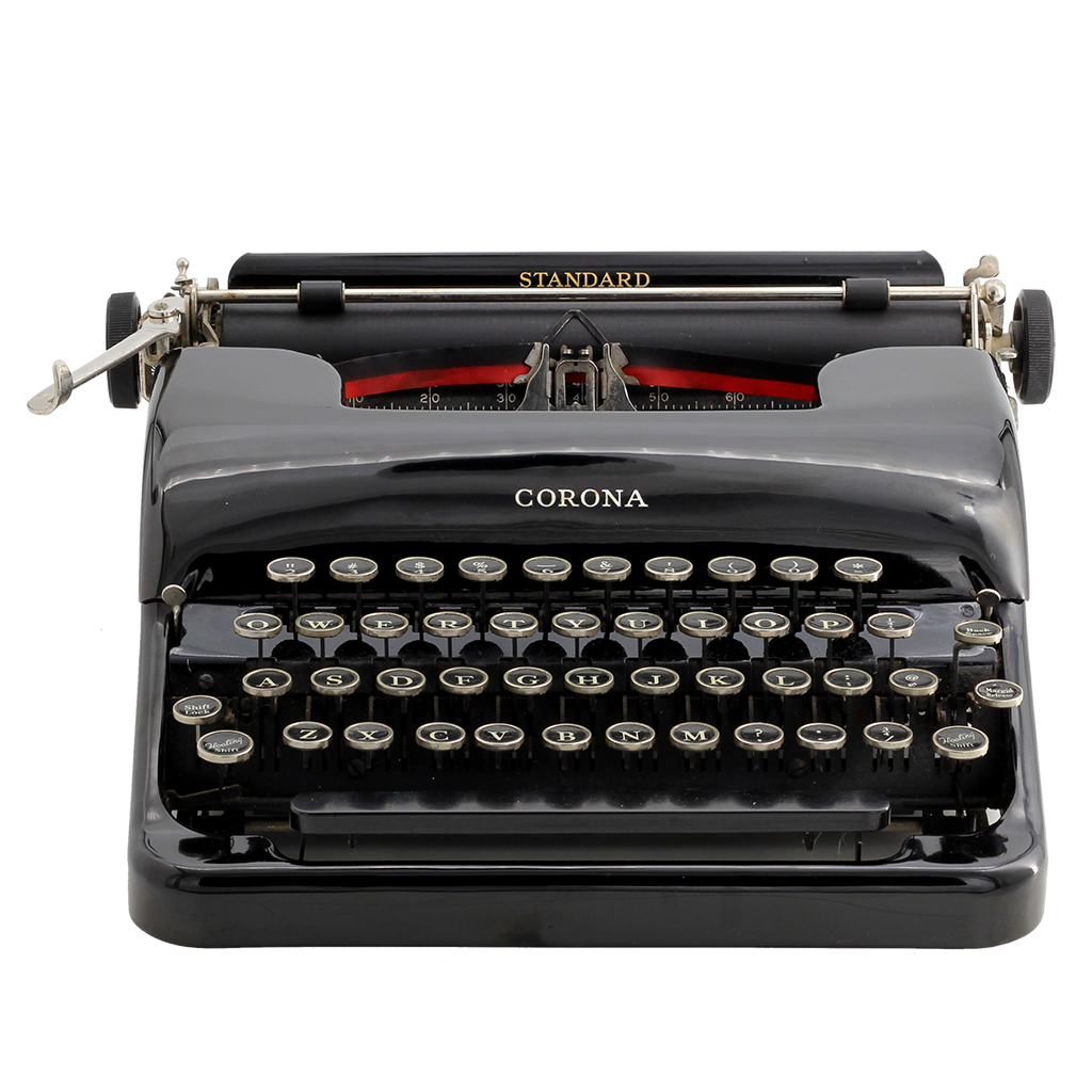 Smith Corona Streamline Glossy Black - myTypewriter.com Smith Corona Streamline Glossy Black - myTypewriter.com
