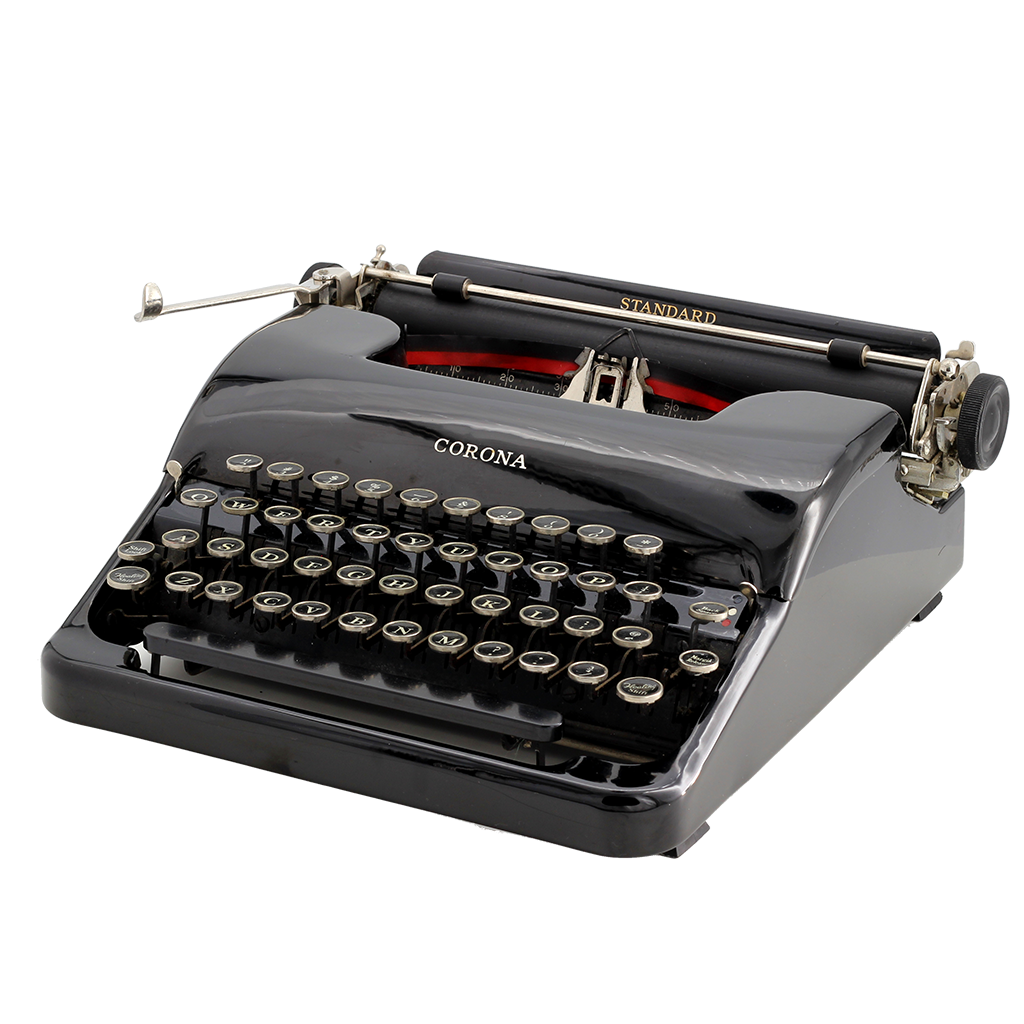 Smith Corona Streamline Glossy Black - myTypewriter.com