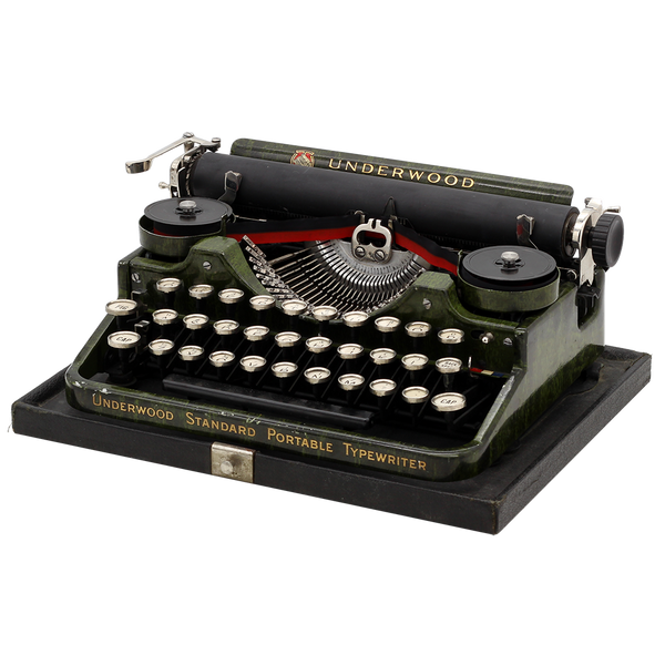 専用　実働品　UNDERWOOD PORTABLE 3BANK タイプライター Underwood 3 Bank Green - myTypewriter.com