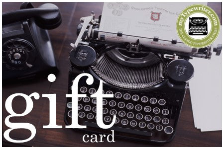 myTypewriter.com Gift Card